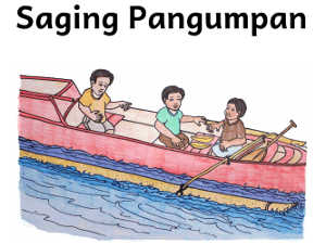 Saging Pangumpan Title