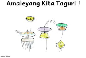 The cover of the Amaleyang Kita Taguri'! Book
