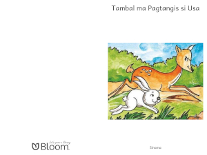 Tambal ma Pagtangis Si Usa thumbnail